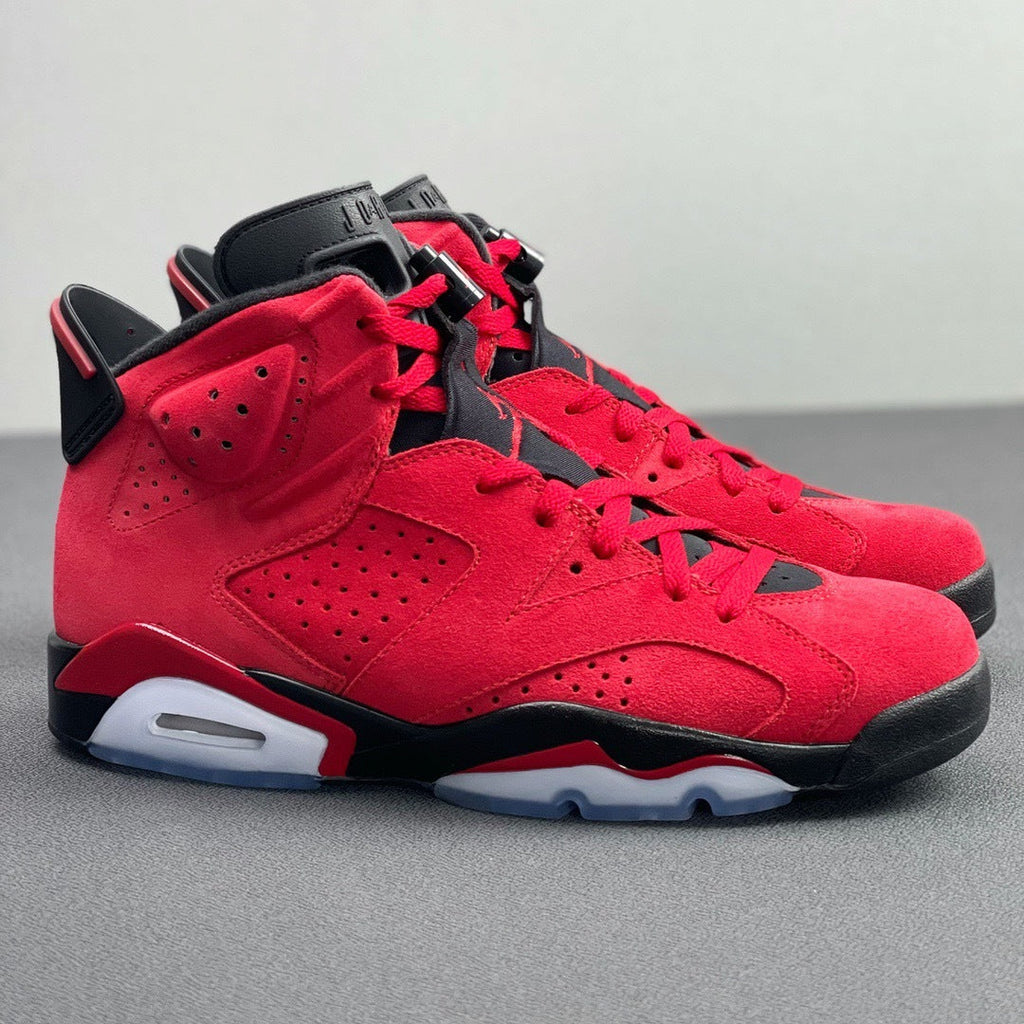 Air Jordan 6 Retro Toro Red and Black Sneakers CT8529-600