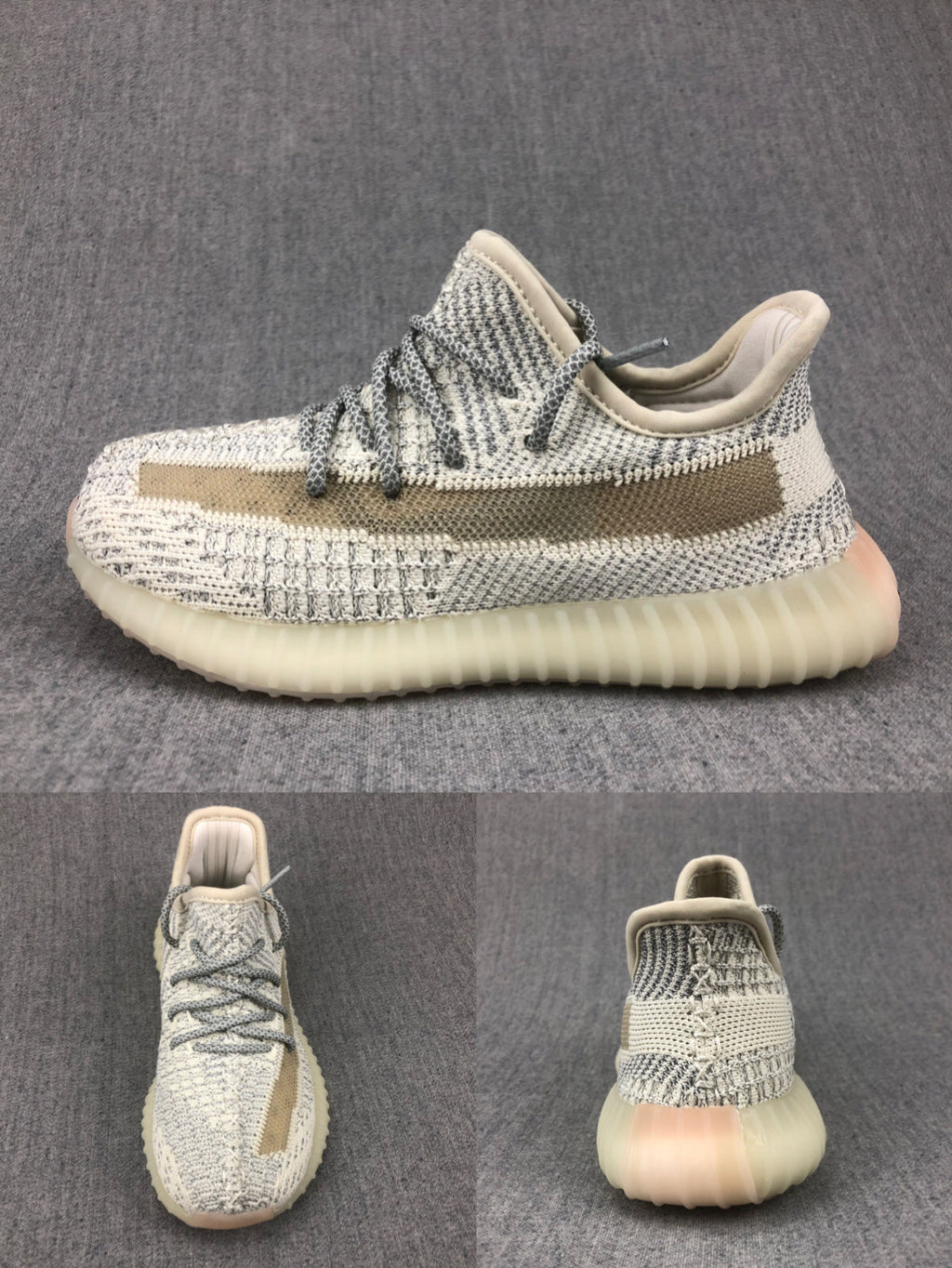 Adidas Yeezy 350 V2 Kids Sneakers, Cream White