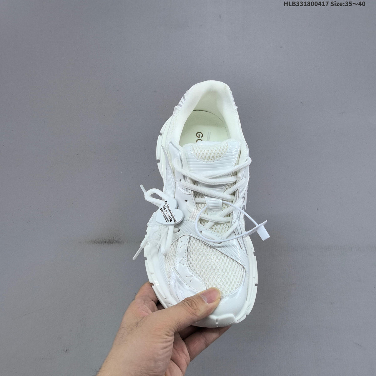 GG-CC Chunky Low Sneakers in White