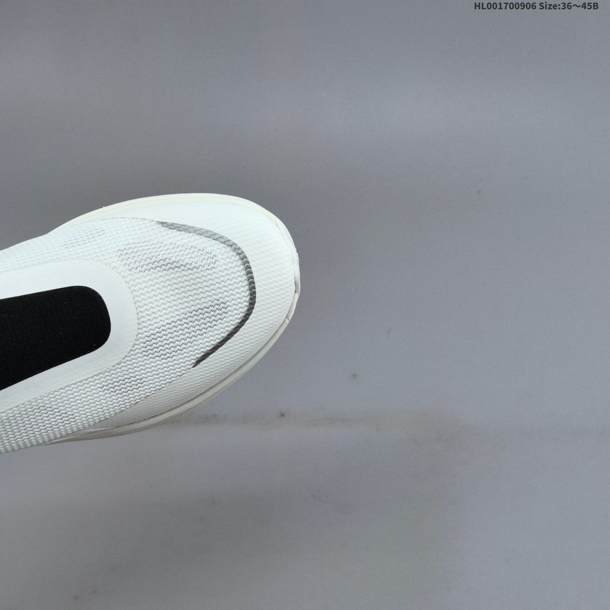 Descente Dualis Primer Slip-On Sneakers, White and Black