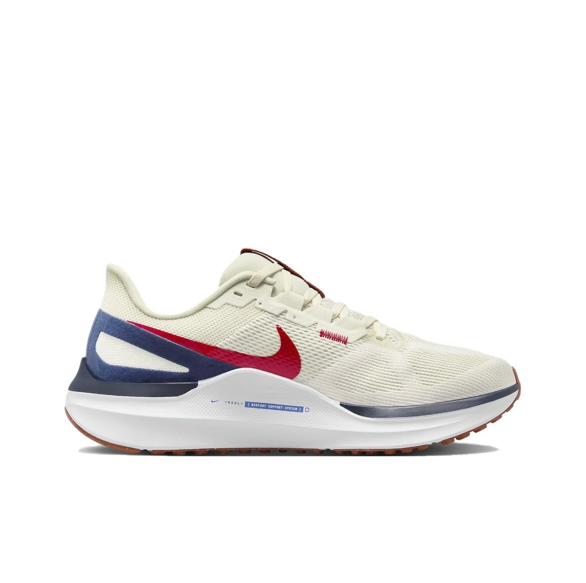 Nike Structure 25 Road Running Shoes, Sail Red DJ7883-001