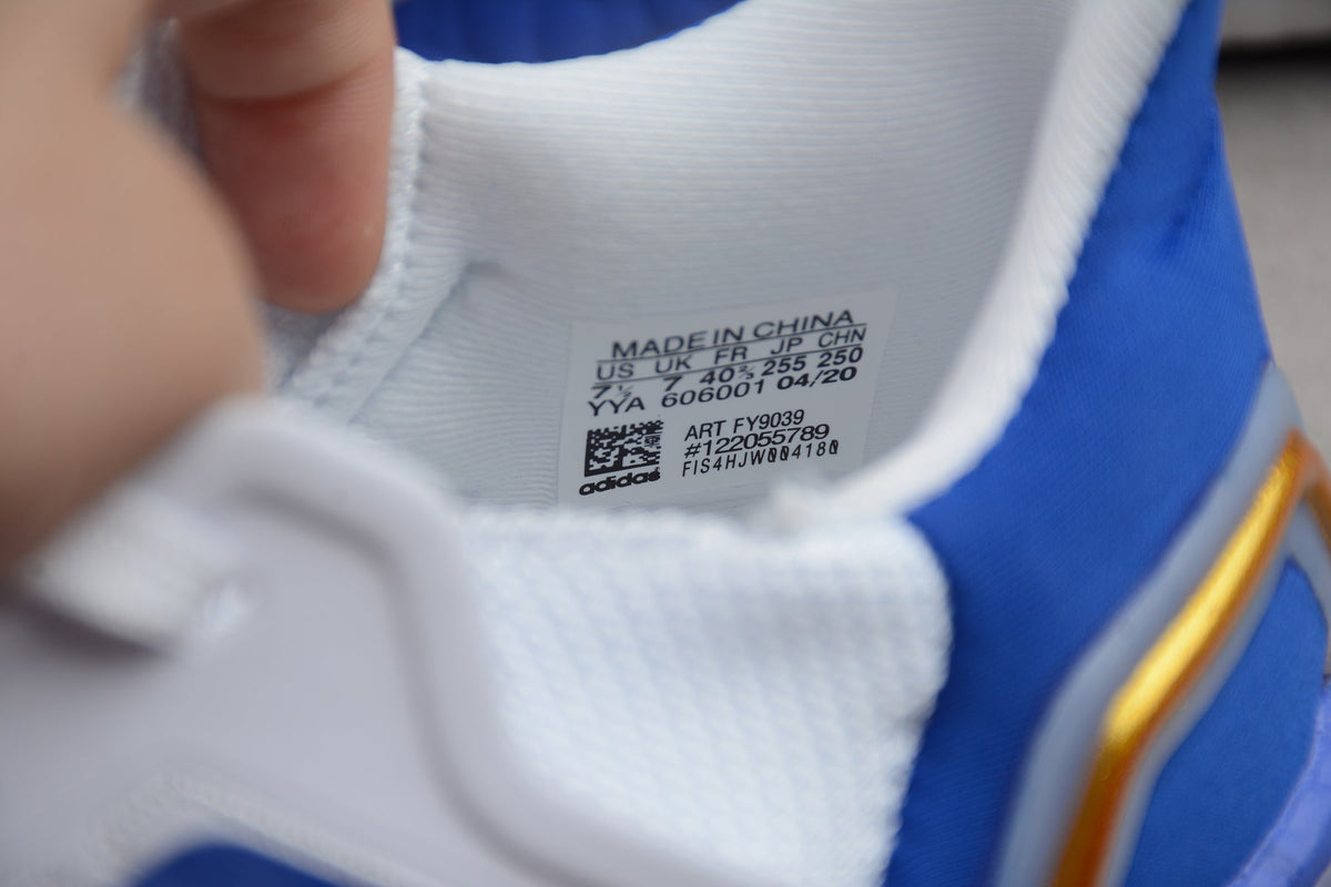 Adidas UltraBOOST 20 FY9039 Running Shoes, White Blue