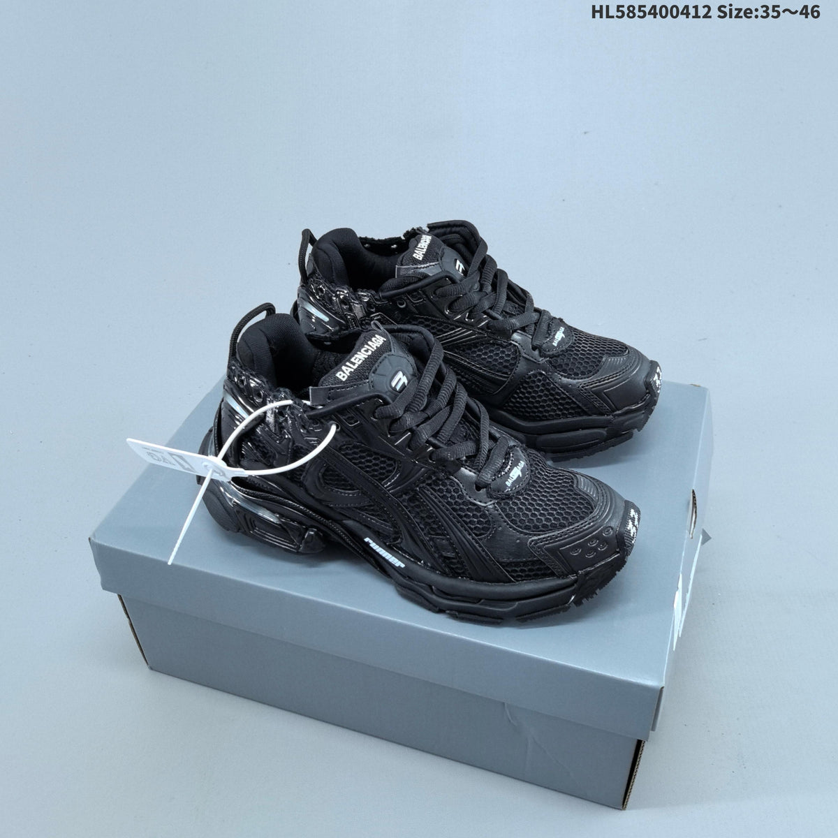 Balenciaga Runner Sneakers in Black