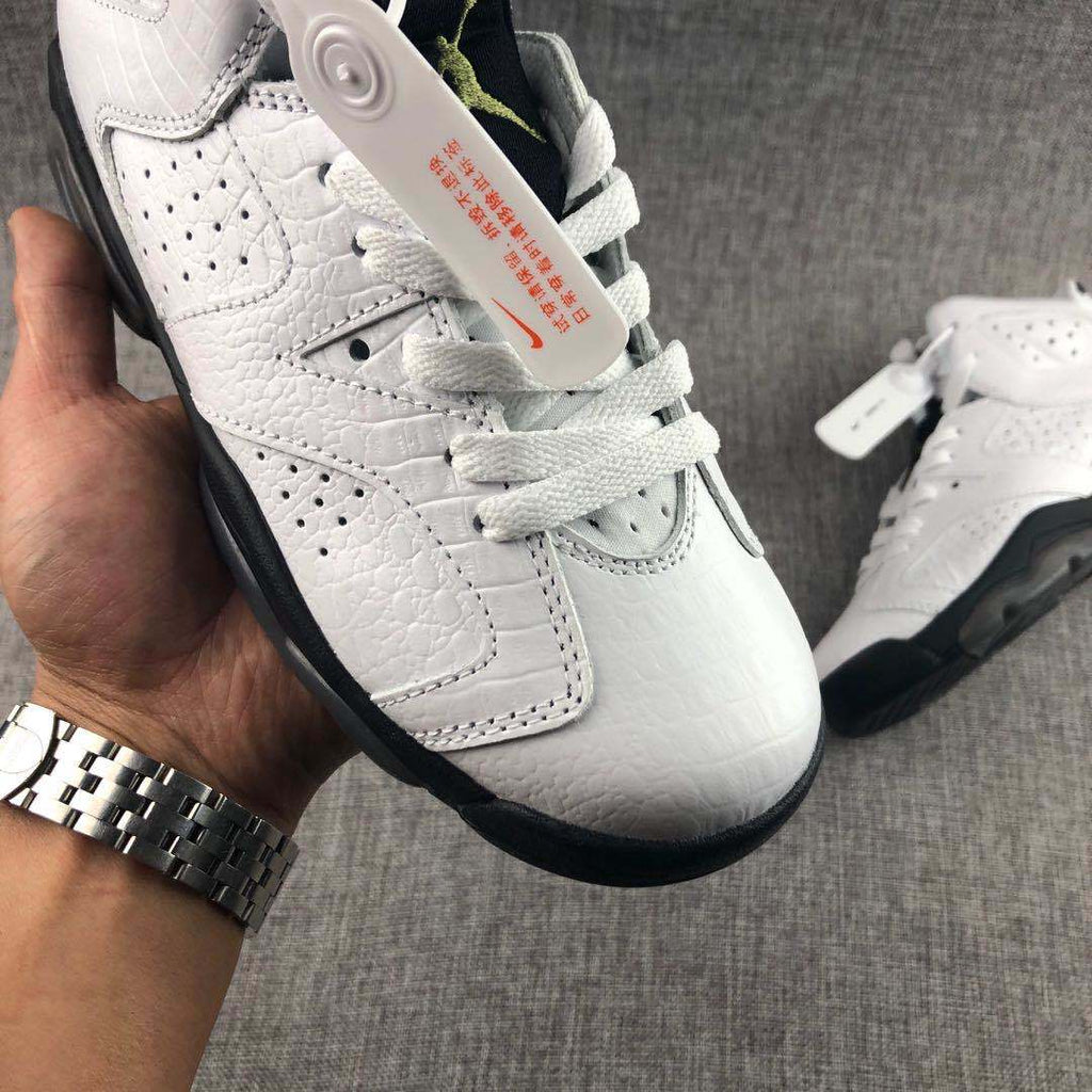 Jordan Air Jordan 6 Alligator White Black Sneakers