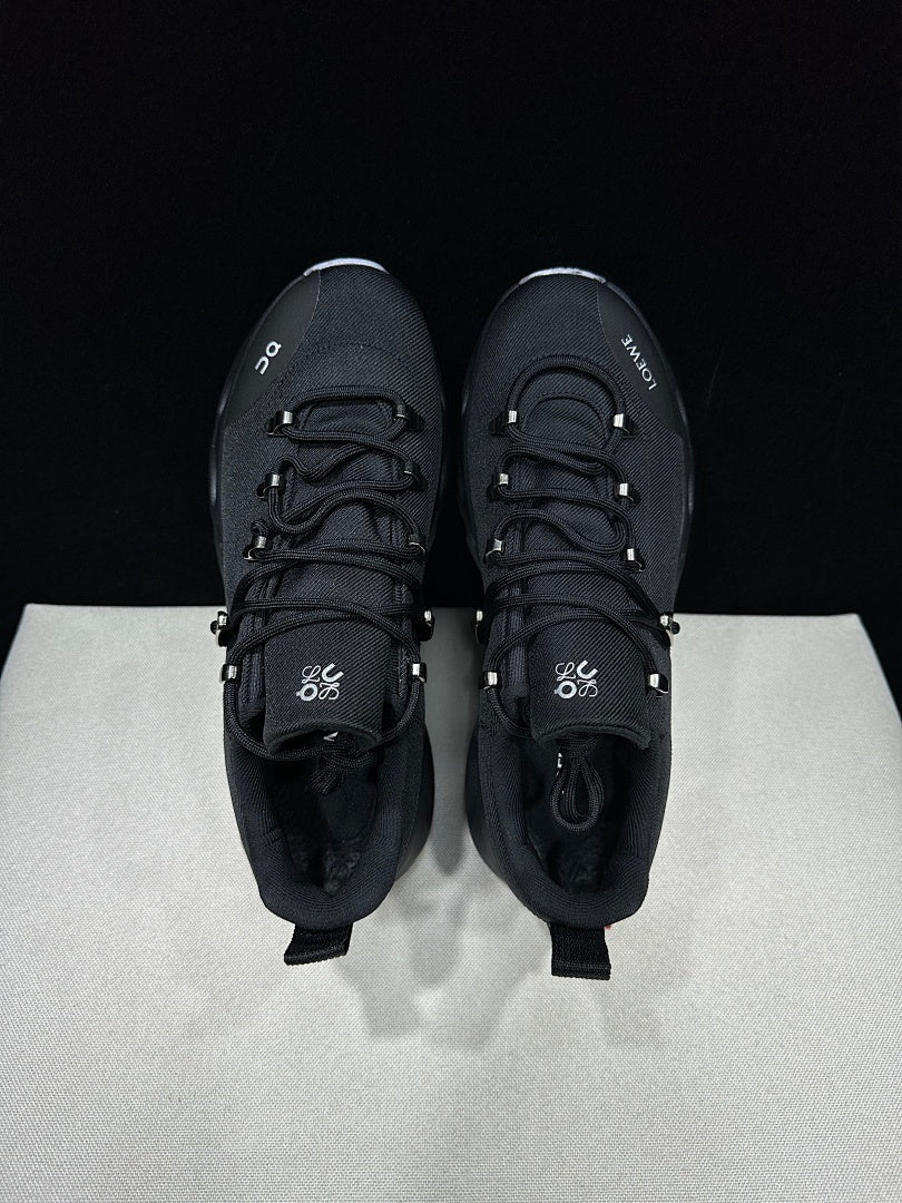 On x LOEWE Cloudsurfer Black Sneakers