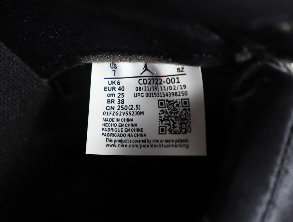 Jordan 6 Rings CD2722-001 Black Iridescent Sneakers