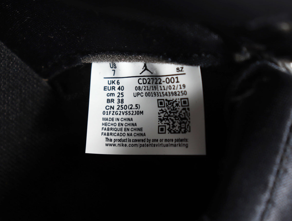 Jordan 6 Rings CD2722-001 Black Iridescent Sneakers