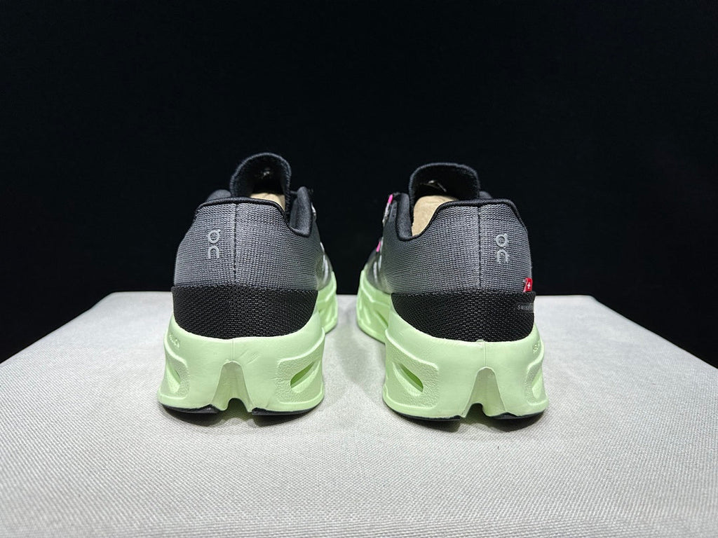 On Cloud eclipse Running Shoes in Gray and Lime