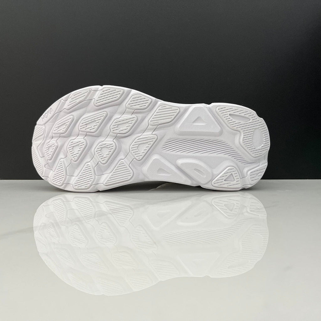 HOKA Clifton 9 White Running Sneakers