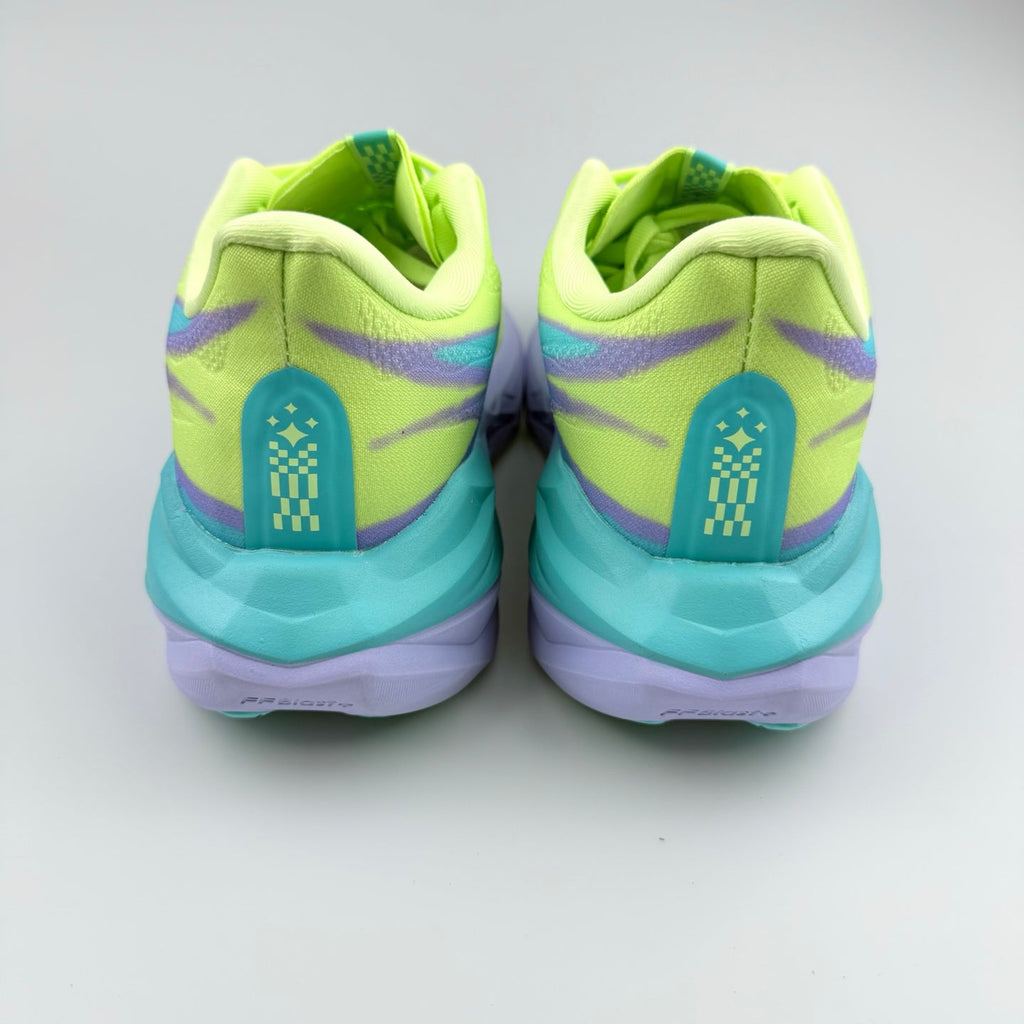 Nike Running Shoes in Volt Green, Teal and Purple