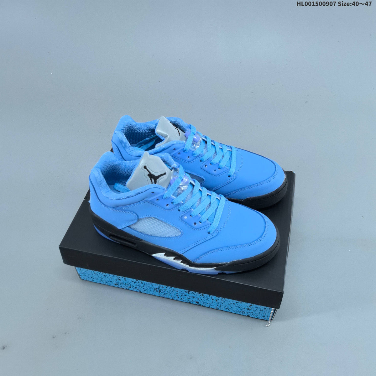 Air Jordan 5 Retro Low UNC Blue Sneakers