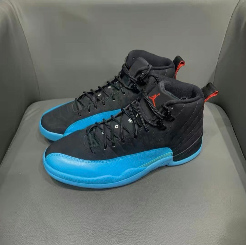 Air Jordan 12 Retro Gamma Blue High-Top Sneakers 130690-027