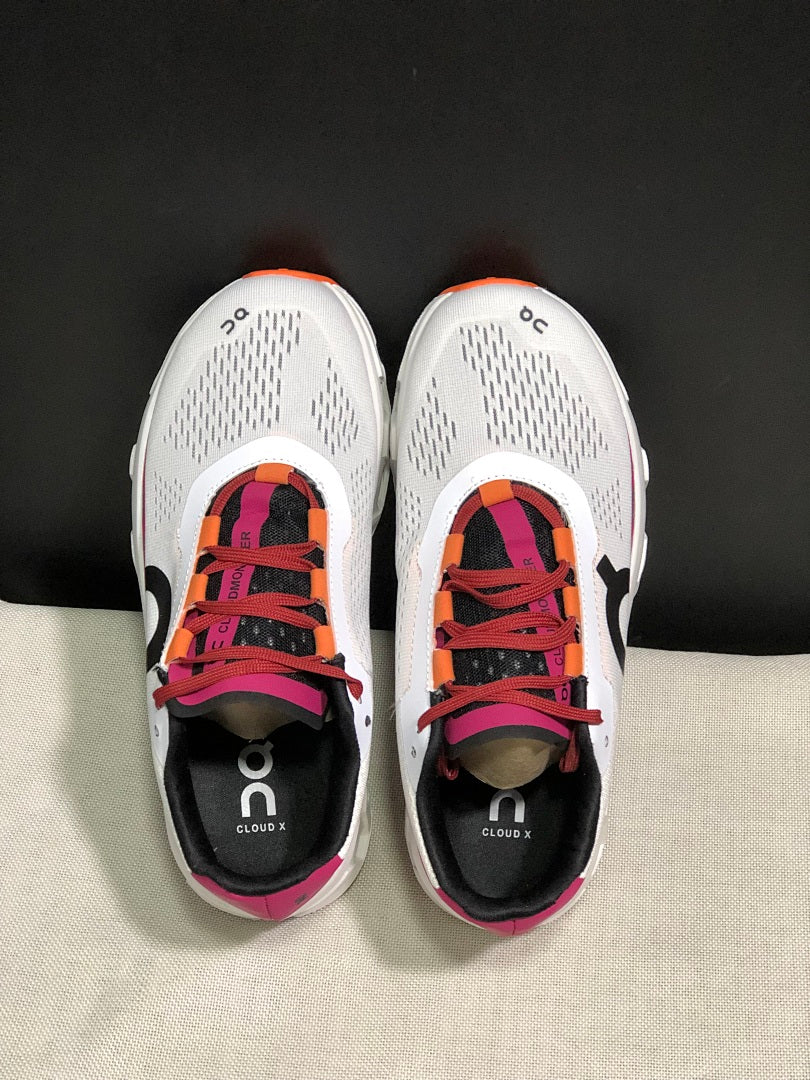 On Cloudmonster Cloud X Sneakers White Pink