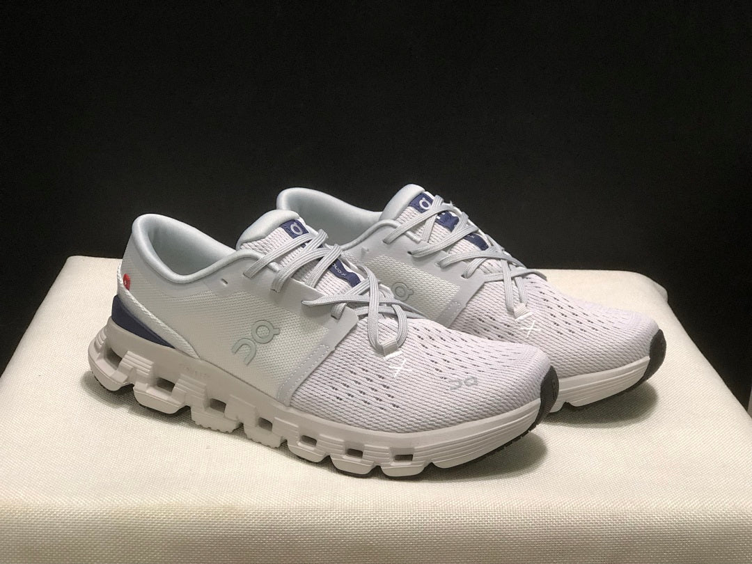 On Cloud X 4 Sneakers in Lavender and Blue