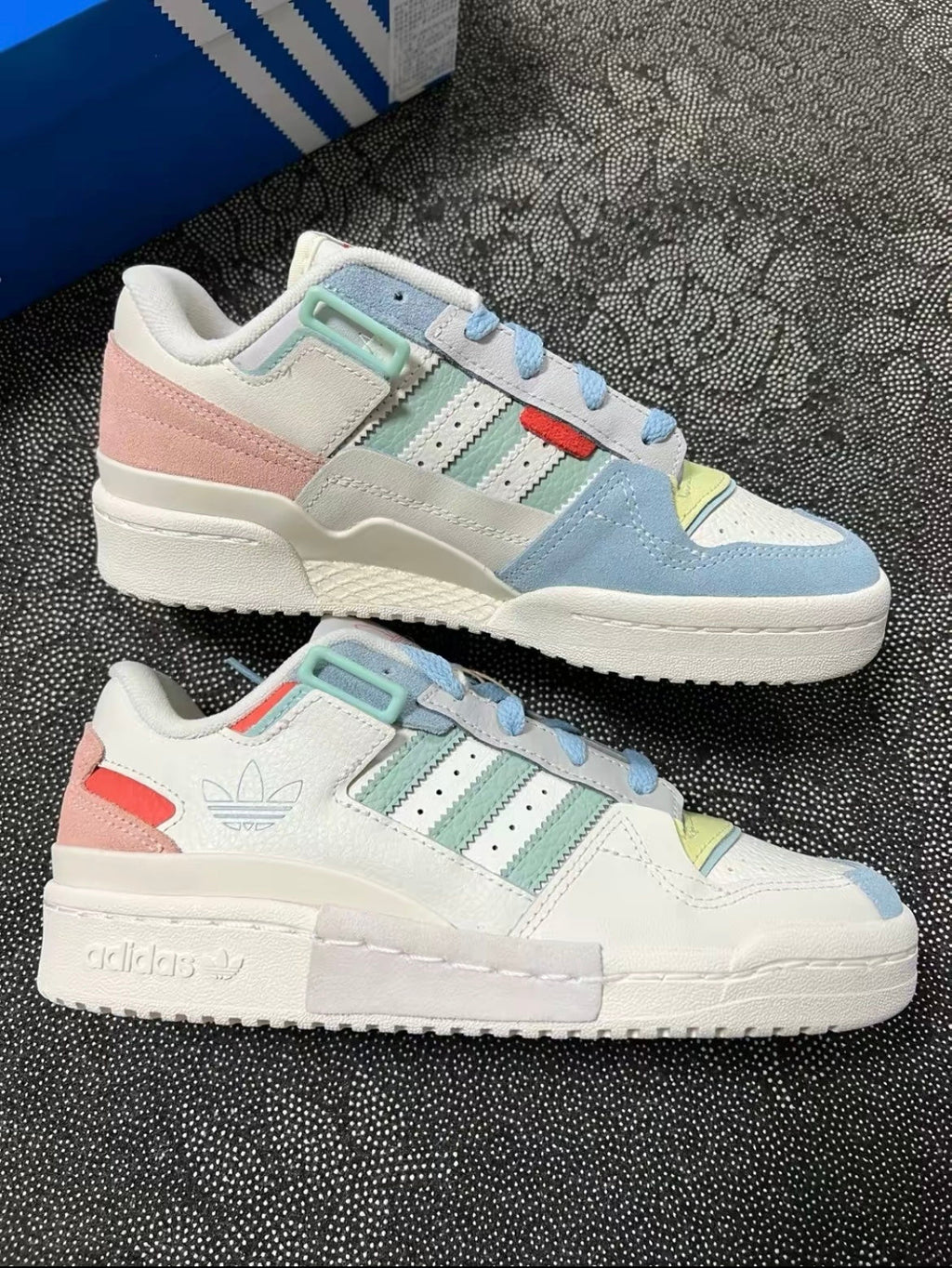 Adidas Originals Forum Exhibit Low Sneakers White Pastel GX4587