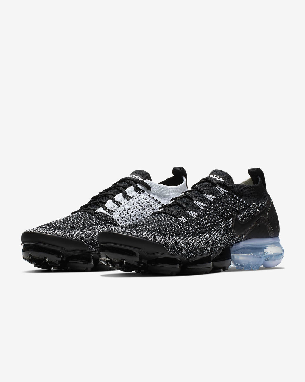 Nike Air VaporMax Flyknit 2 Sneakers Black White 942842-016