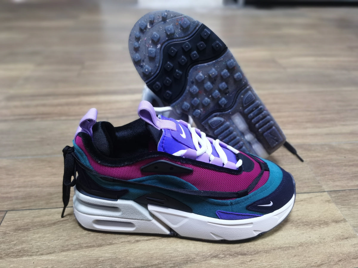 Nike Air Max Furyosa Sneakers in Purple, Teal and Black