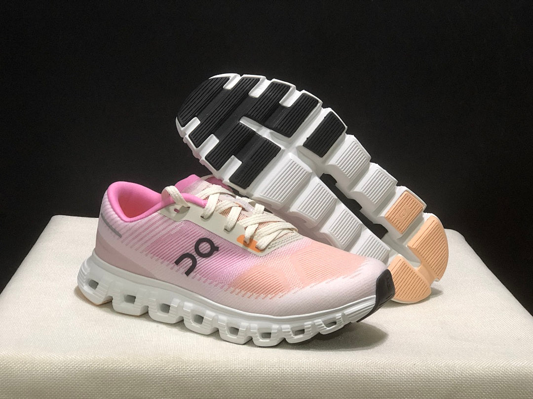On Cloud 6 Push Pink Running Sneakers