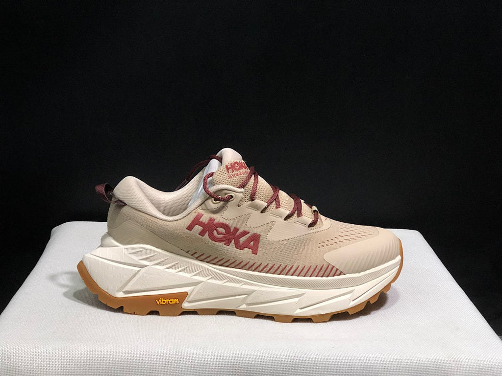 HOKA Skyline Float X Trail Sneakers in Beige