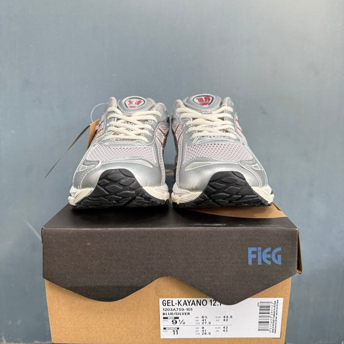 ASICS GEL-KAYANO 12.1 Blue Silver Sneakers 1203A759-101