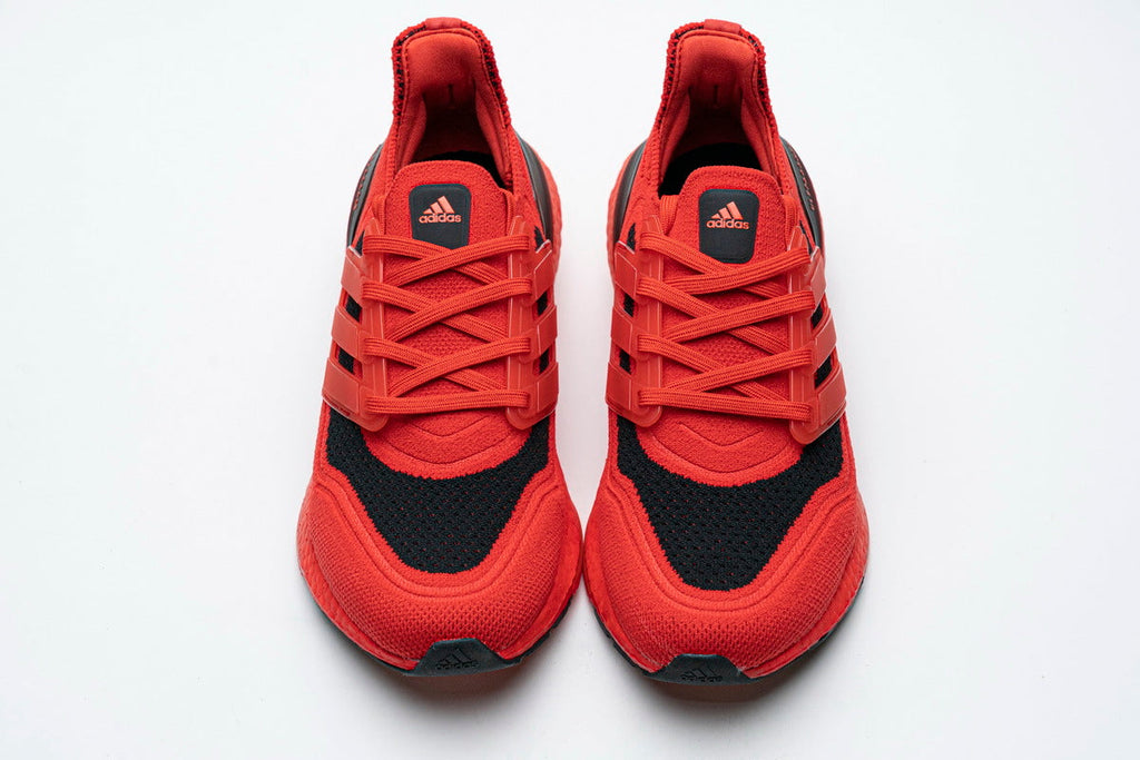 adidas Ultraboost 21 Running Shoes FY0387 Red Black