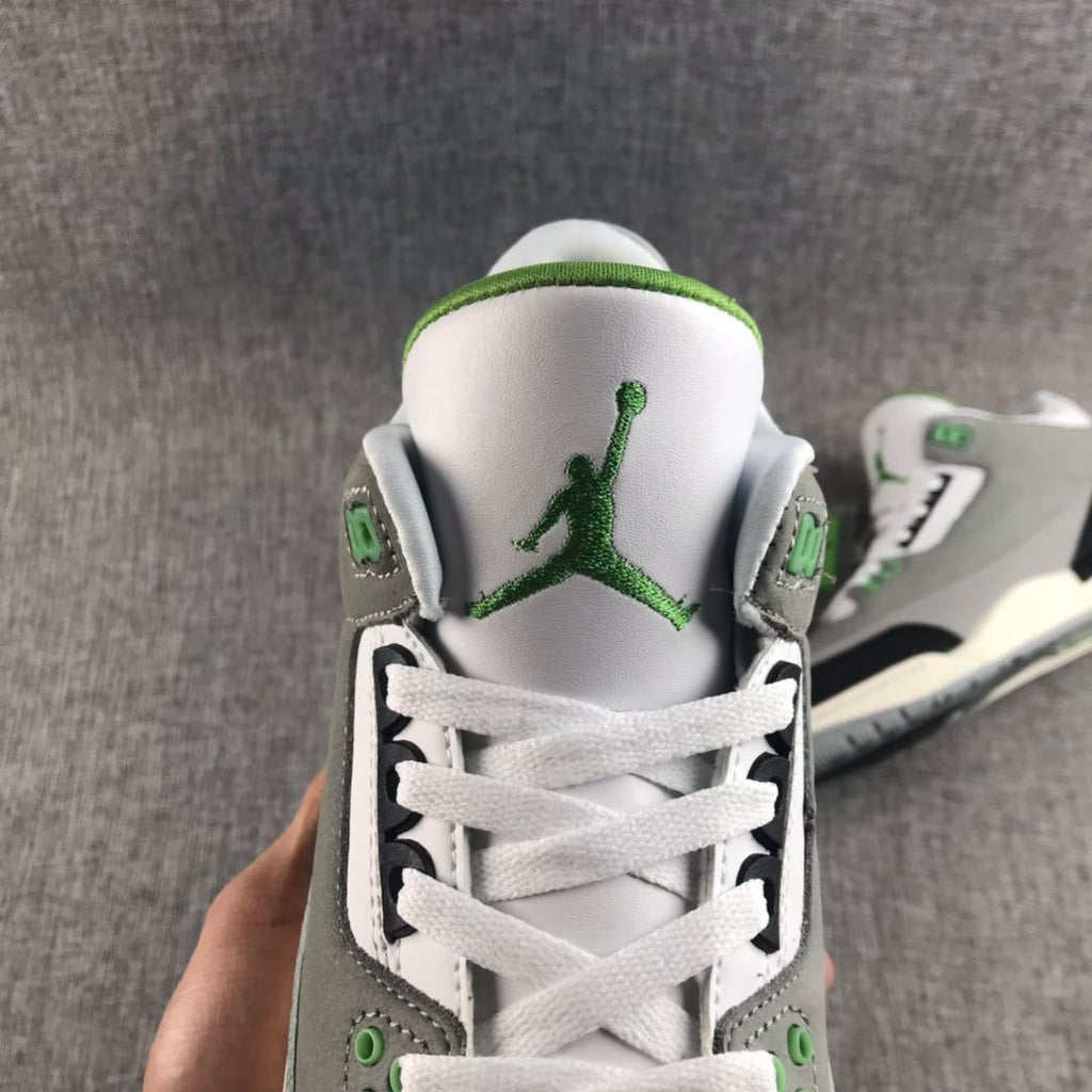 Jordan Air Jordan 3 Grey Green Sneakers 136064-006