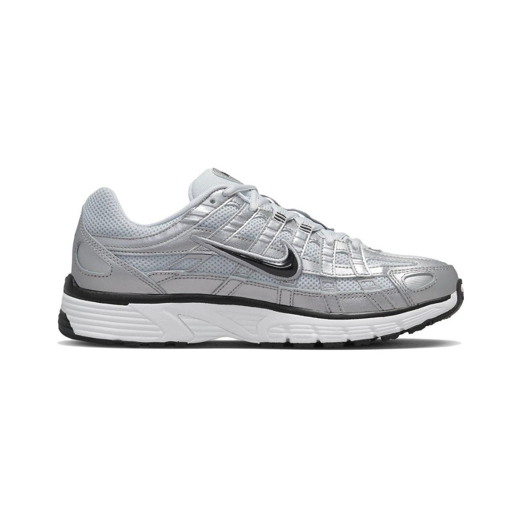 Nike P-6000 Silver Retro-Style Sneakers FD9876-101