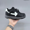 Off-White Arrows Low-Top Sneakers in Black and White