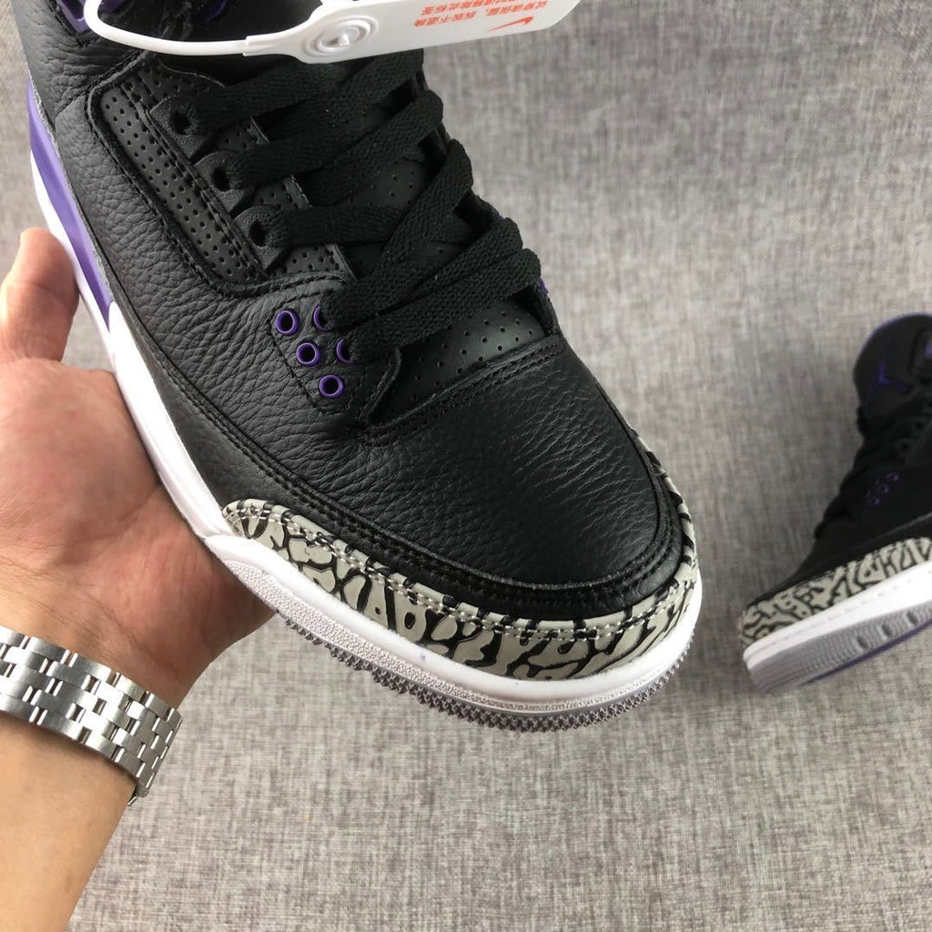 Jordan Air Jordan 3 Court Purple Black Sneakers CT8532-050