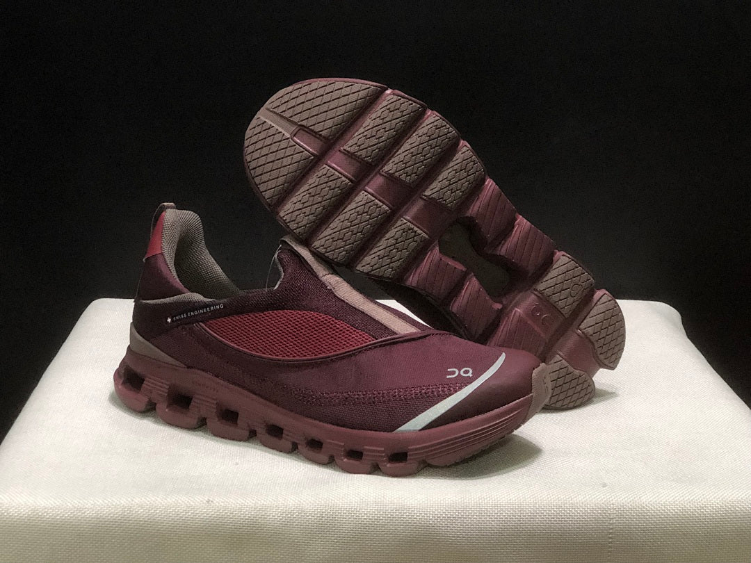 On Cloud X 4 Coast Slip-On Sneakers Burgundy Red