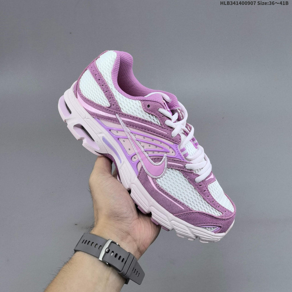 Nike Air Max Moto Sneakers in White and Purple