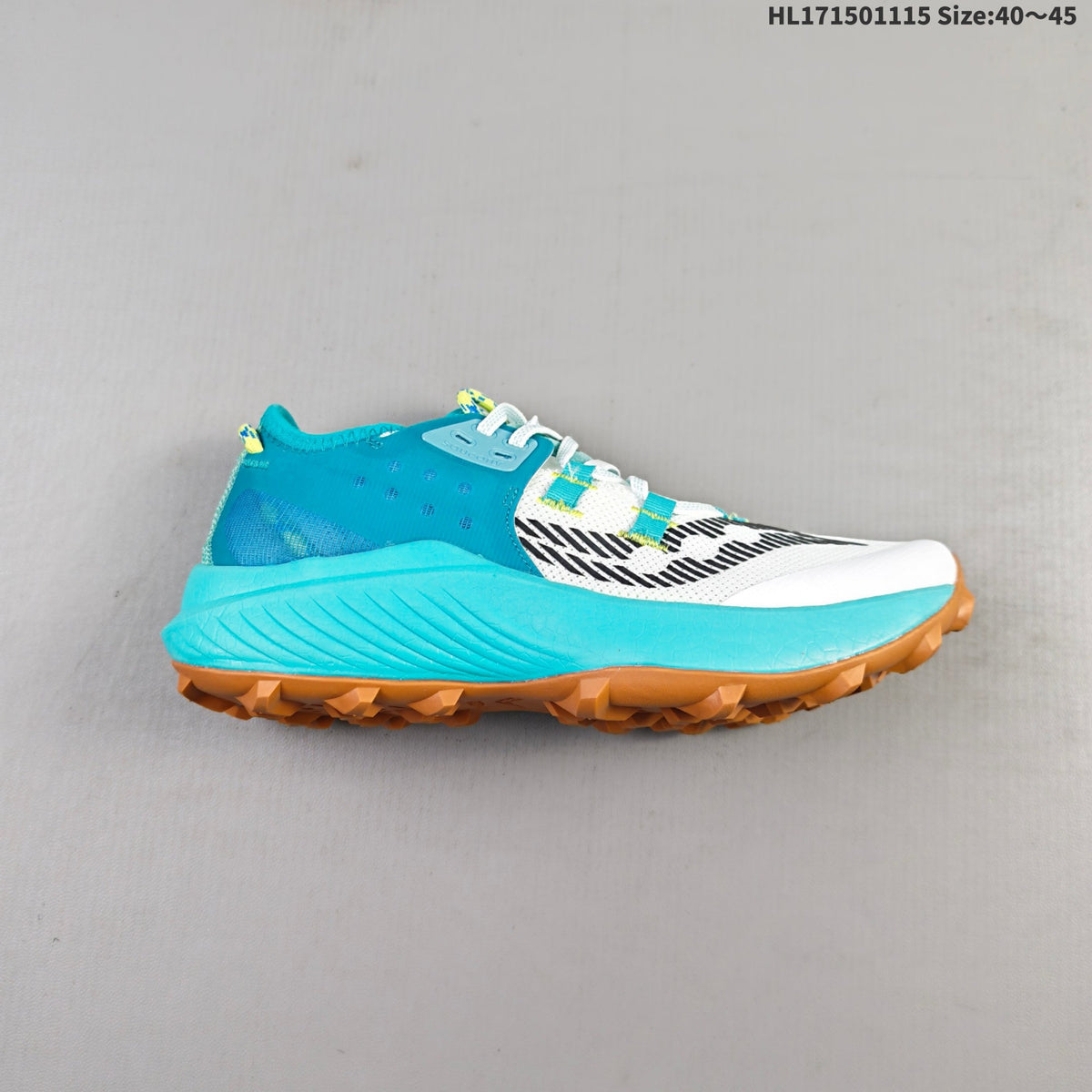 Saucony Endorphin Rift Trail Running Shoes, White and Teal