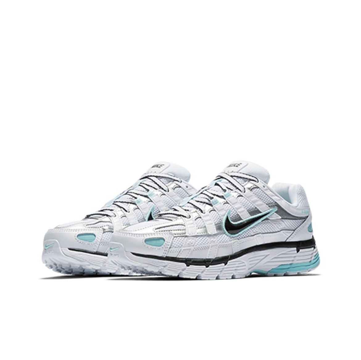 Nike P-6000 White and Blue Retro Sneakers BV1021-104