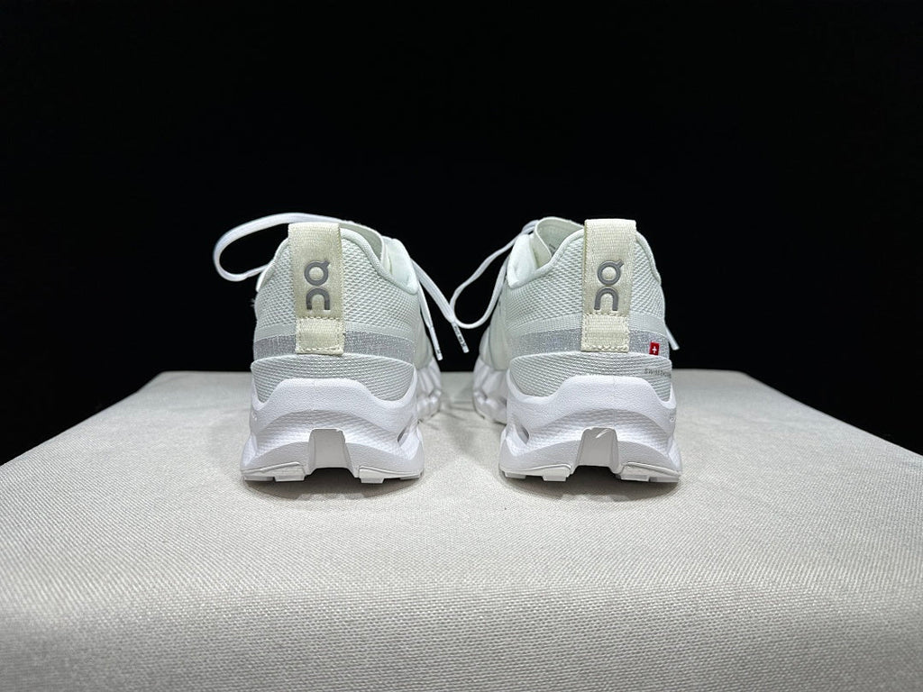 On Cloudsurfer Trail White Trail Running Shoes