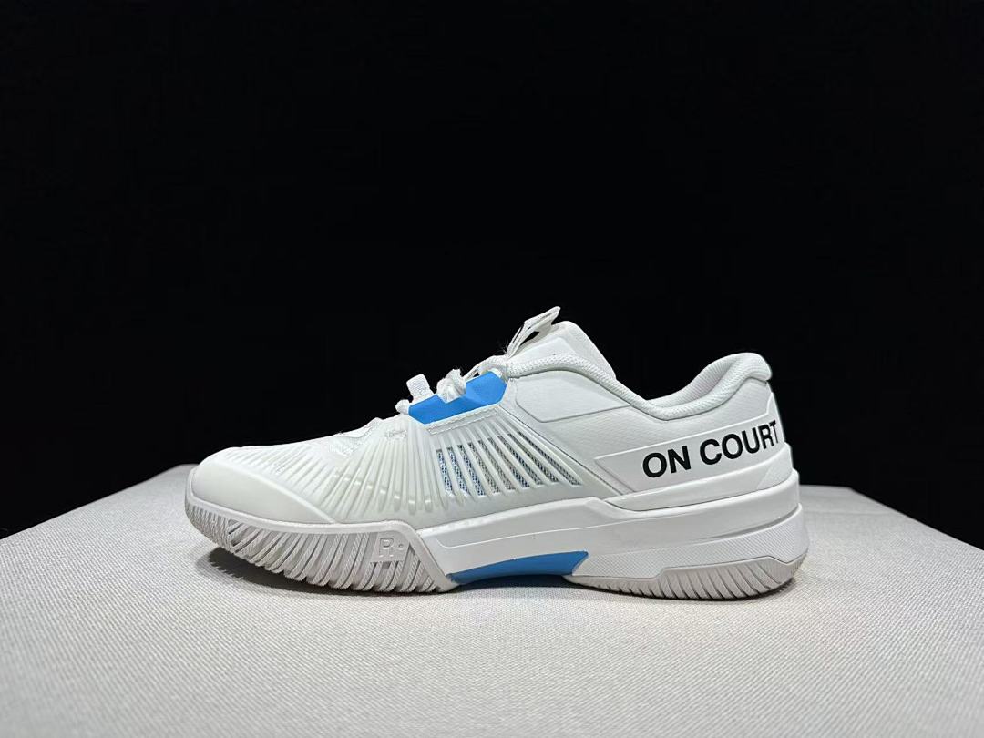 On The Roger Pro Fire Clay White Court Sneakers