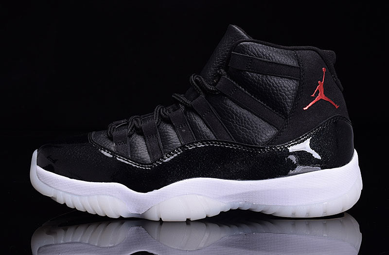 Jordan Air Jordan 11 High-Top Basketball Shoes Black White