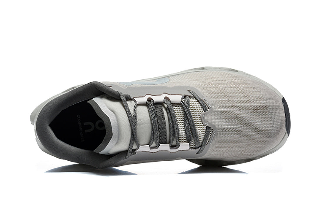 On Cloudmonster 3 Gray Running Sneakers