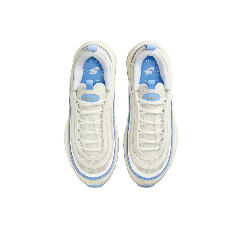 Nike Air Max 97 Sneakers, White and Blue, FN7492-133