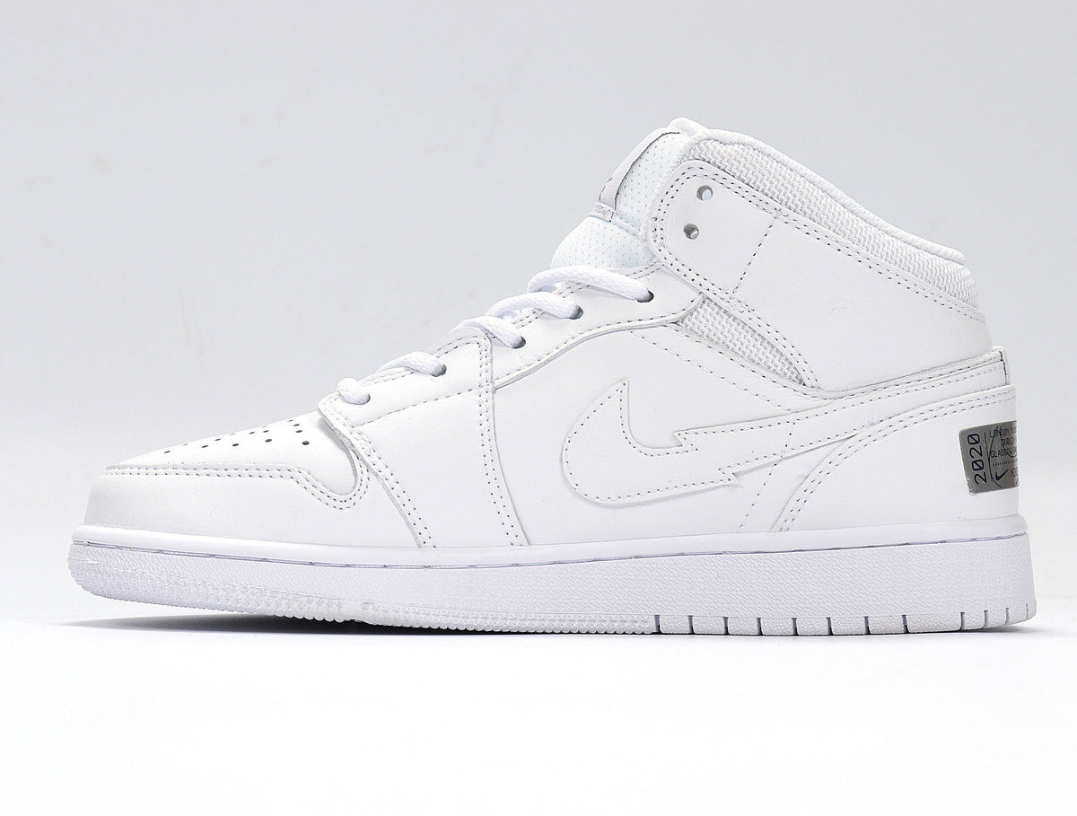 Jordan 1 High White Basketball Sneakers CW7589-100