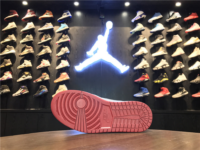 Jordan Air Jordan 1 High OG Sneakers in Black, Red and White