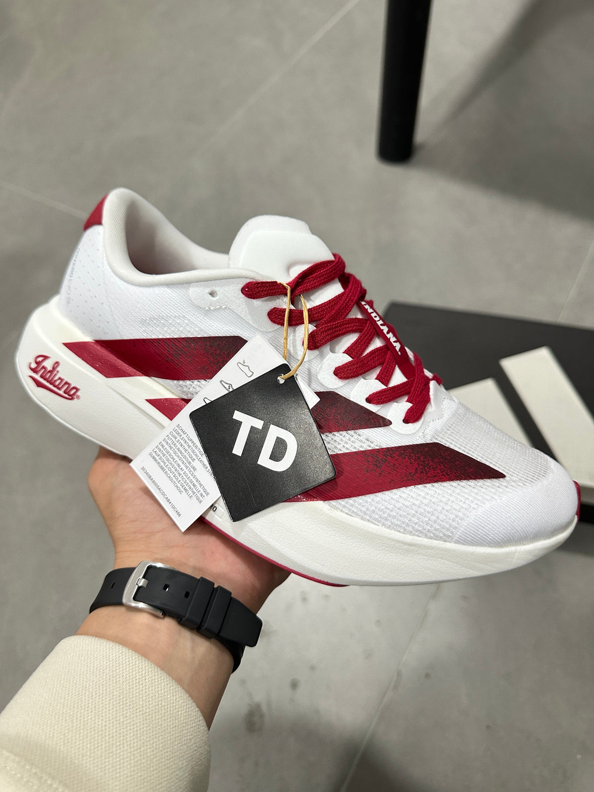 adidas Adizero Lightstrike Pro Running Shoes White Red JQ4576