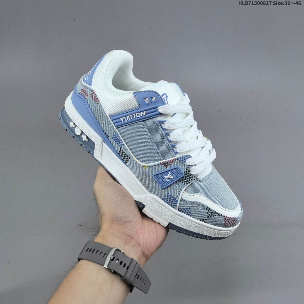 Louis Vuitton Archlight Sneaker in Blue Denim Print
