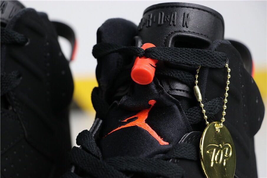 Jordan Air Jordan 6 Infrared Black Red High-Top Sneakers