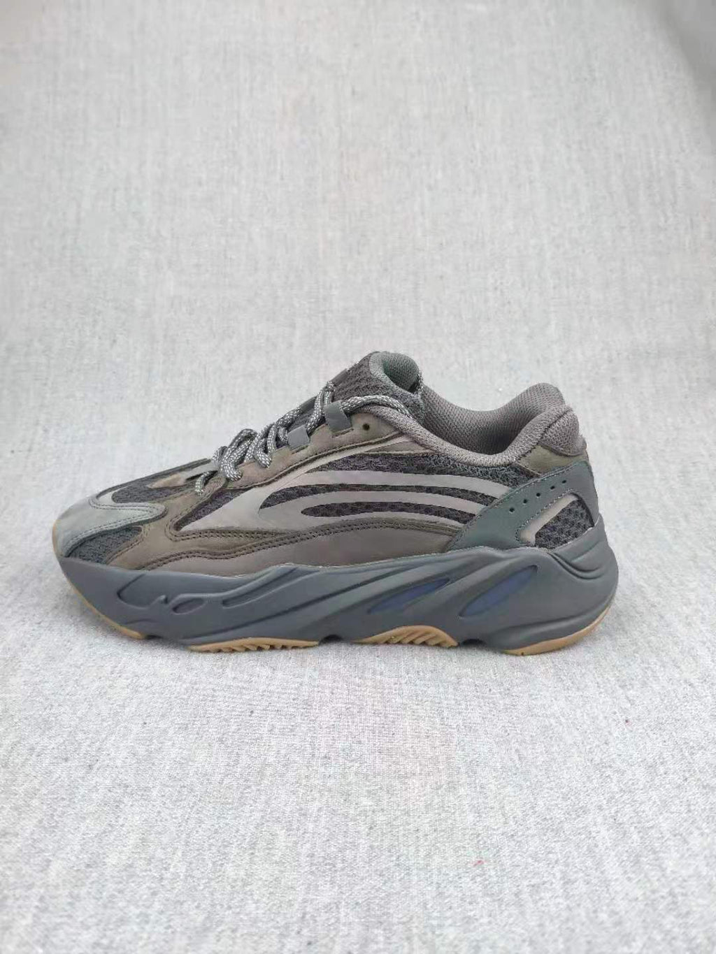 Yeezy 700 V2 Sneakers in Grey and Beige