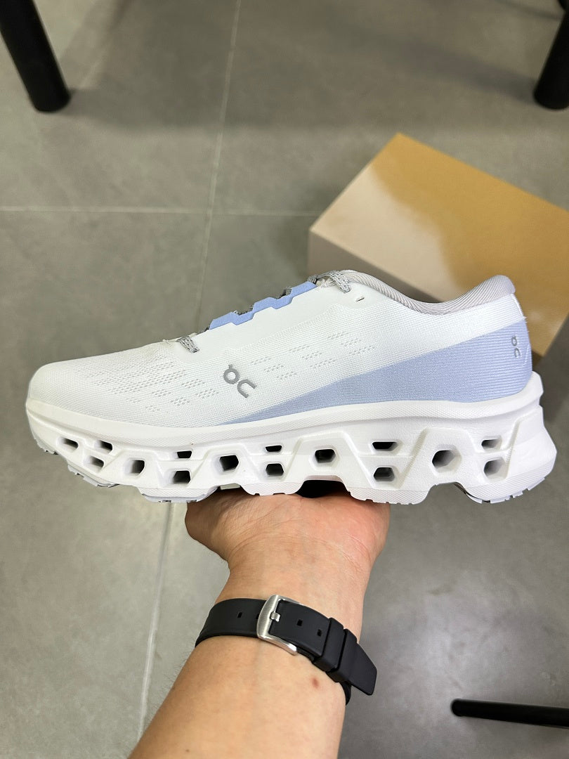 On Running Cloudsurfer Next White Blue Running Shoes