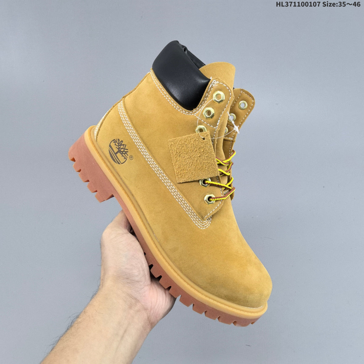 Timberland Lace-Up Ankle Boots in Wheat or Black