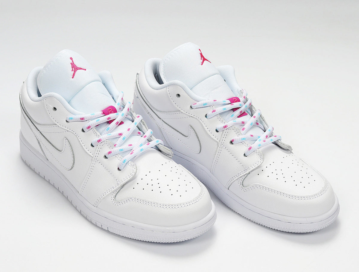 Jordan Air Jordan 1 Low White Pink Sneakers 554723-102