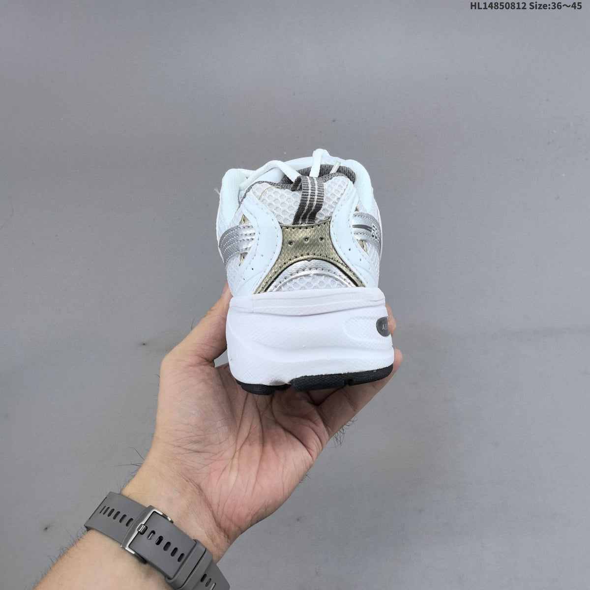 New Balance MR530AD Retro Mesh Sneakers White Silver