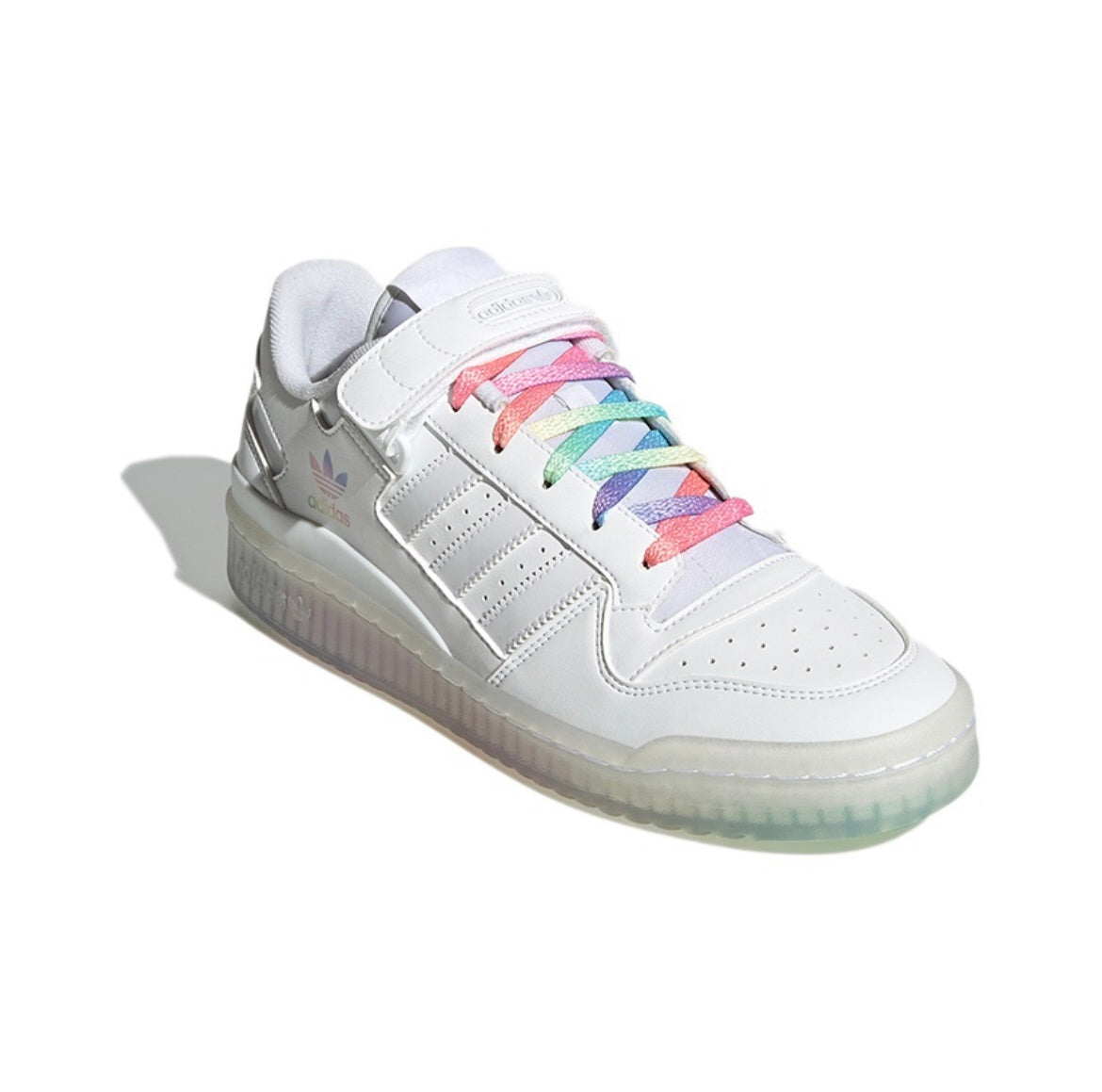 Adidas Originals Forum 84 Low White Rainbow Sneakers GX2722