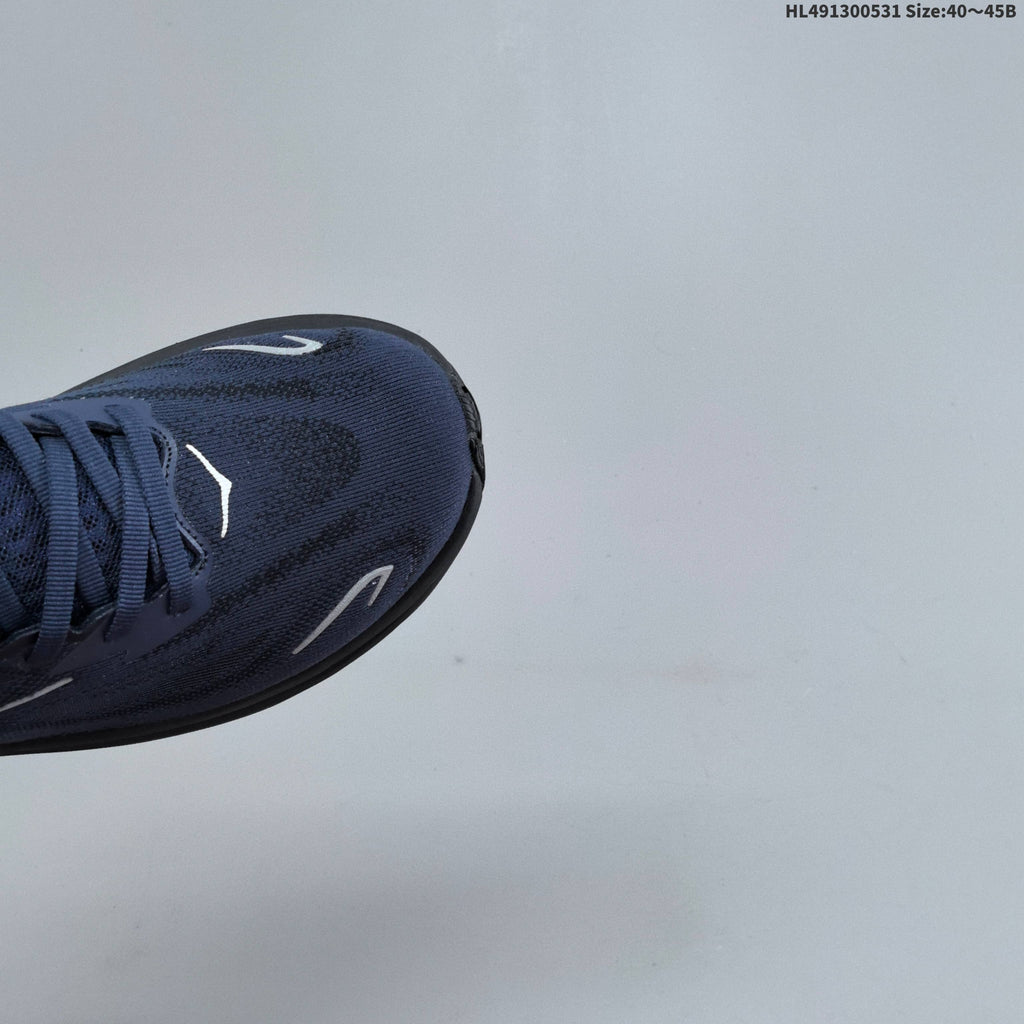 HOKA Clifton 10 Running Shoes in Navy and Black